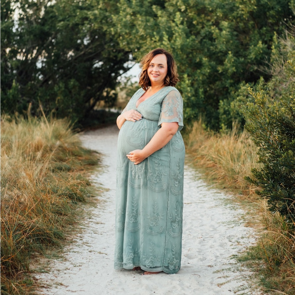 Pink Blush Maternity Dress